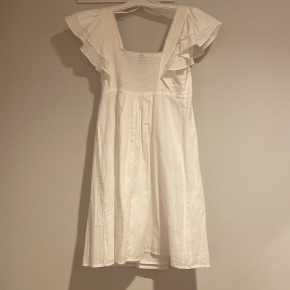 Vintage white ruffle dress size small - Picture 2 of 2